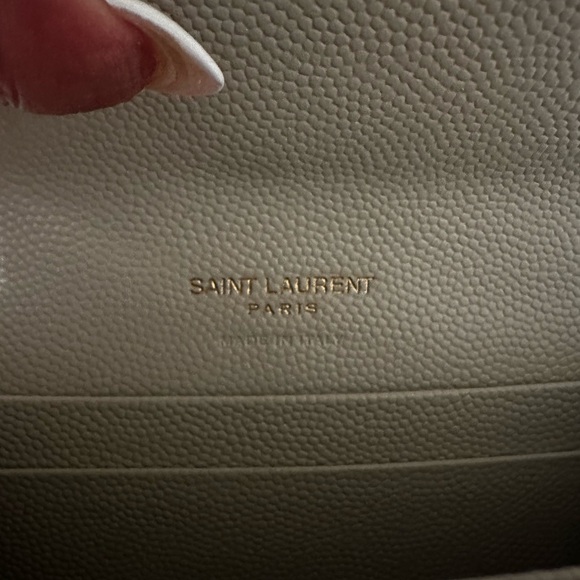 YSL Small Envelope Wallet in Lambskin - Picture 6 of 10